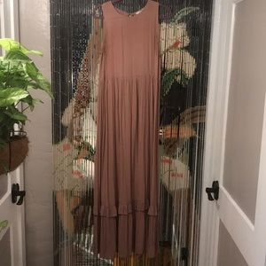 STUNNING Nude Maxi Dress for SALE!
